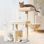 Taoqimiao MS043M Cat Tree, 32.2-Inch Cat Tower by Taoqimiao
