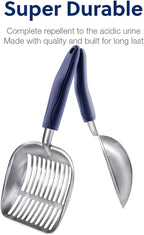 WePet Cat Litter Scoop, Aluminum Alloy Sifter, Kitty Metal Scooper, Deep Shovel - Image 5