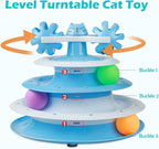 UPSKY Cat Toy Roller 4-Level Turntable Cat Toy Balls - Image 3