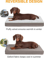 KSIIA Orthopedic Dog Bed, Egg Crate Foam Pet Mat - Image 4