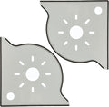 Aquarium Plant Holder for Rimless Fish Tank – 2 Pcs Corner Shelf for Fish Tank by Unknown
