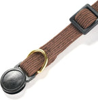 Soft Corduroy Cat Collar, Plaid Pattern, - Image 8