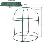Round 4'x4' Large Plant Mesh Cover 4.9FT Tall Crop Netting Cage Pest Guard Cover - Image 8