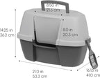 IRIS USA Corner Cat Litter Box Enclosure - Image 2