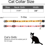 Halloween Cat Collar, 2 Pack, Breakaway Cute Cat Collar - Image 4