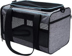 Vceoa 17.5x11x11 Inches Cat, Dog Carrier - Image 2