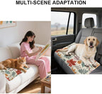 Colorful Leaf Seamless Dogs Beds Dog Bed Anti Slip Bed Mats - Image 5