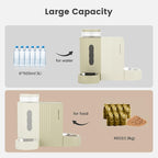 Gardner Pet Gravity Automatic 2-in-1 Pet Feeder, 0.8 Gallons*2 Cat Feeder and - Image 3