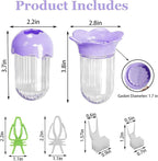 7 PCS Bird Cage Feeder for Vegetable Millet Holder Cage Accessories - Image 2