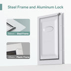 Baboni 3-Flaps Pet Door for Interior and Exterior Doors, Steel Frame and - Image 5