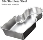 RIZZARI Stainless Steel Pet Water Feeder: 8L Gravity Waterer, Leak-Proof - Image 6