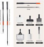 6 in 1 Aquarium Cleaning Tool Kit, Telescopic Handle Design, - Image 2
