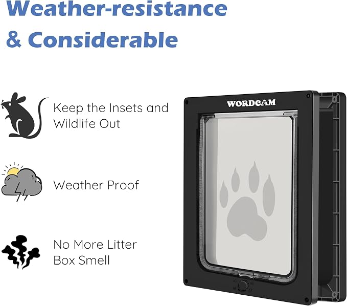 Wordcam X-Large Cat Door, Strong Cat Door - Image 5