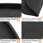 KPWACD Pet Feeding Mat for Dogs and Cats, Silicone Dog Placemat Non-Slip - Image 6