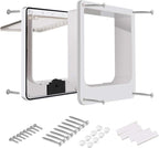 CEESC Medium Cat Door for Interior/Exterior Door, Weatherproof, Rotary 4 Way - Image 7