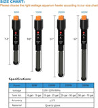 PULACO 300Watt Aquarium Heater for 50-70 Gallon Fish Tank, Adjustable - Image 2