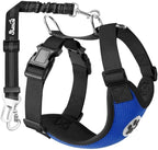 SlowTon Dog Seat Belt Harness for Car, Dog Car Harness Adjustable Mesh by SlowTon