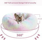 WNPETHOME Donut Dog Beds Large Sized Dog, Anti-Anxiety Caming Large Pet Bed - Image 3