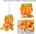 Natural Wood Parrot Toys Set of 6 Pieces - Image 7