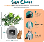 Good Pet Stuff Hidden Litter Box Planter, Decorative Cat Litter Enclosure - Image 6