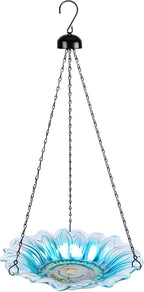 VCUTEKA Bird Bath, Glass Hanging Bird Baths - Image 7