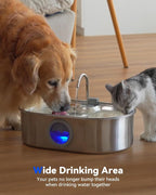 3.4Gal Dog Water Fountain for Large Dogs, 13L Stainless Steel Large Pet Fountain - Image 4