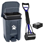 Dog Poop Trash Can Outside by Unknown