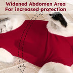 Cat Recovery Suit for Spay Abdominal Wounds, Kitten Onesie Bodysuit for Cats - Image 8