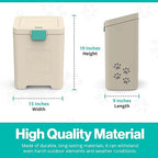 PawPail Pet Waste Station with Activated Carbon Filter and DualVent Odor Control - Image 6