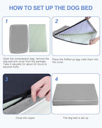 KSIIA Orthopedic Dog Bed Extra Large Dog Bed - Image 8