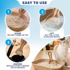 Disposable Cat & Rabbit Litter Scoops - Image 5
