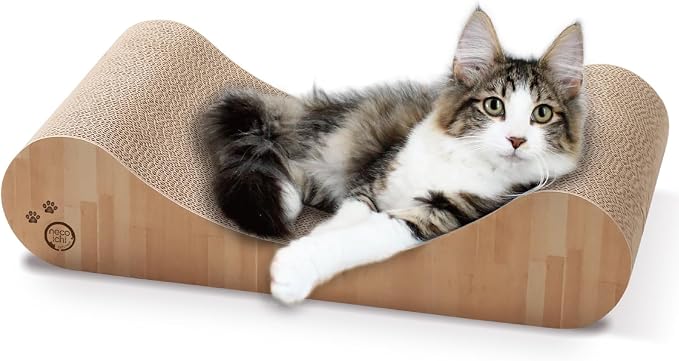 Necoichi Cardboard Cat Scratcher Bed by NECOICHI