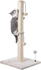 MECOOL 34” Tall Cat Scratching Post Premium Basics Kitten Scratcher Sisal by MECOOL