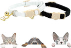 Elegant little tail 2 Pack Cat Collar- White Linnet Cat Collars Breakaway - Image 4