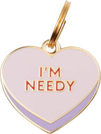 Two Tails Pet Company Personalized 'I'm Needy' Pet ID Tag & Collar Charm by TwoTailsPetCompany