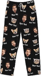 Custom Pajamas Pants Plaid Personalized Funny PJ Pant Design by YourCustomGiftsChoice
