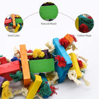 RUBY.Q Large Parrot Toy, 20in Bird Parrot Toy, African Grey and a Variety of - Image 2