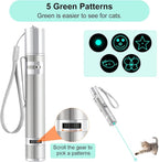 TBTeek Cat Toy, Unique Green Light, 7-in-1 Modes, 5 Fun Patterns, USB Charging - Image 4