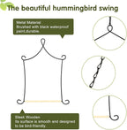 4PK Metal Frame Hummingbird Swings and Perches - Image 7