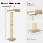 Cat Window Perch with Thick Sisal Scratching Post, Cat Hammock - Image 7