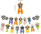 Dog Boy Birthday Party Outfits, Birthday Hat, Bow Tie, Happy Birthday Banner - Image 4
