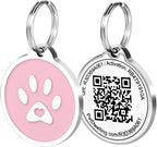Pet Dwelling QR Pet Tag – Easy Scan Instant Location Alerts, Online Pet Profile by PetDwellingSmartQRPetIDTags