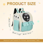 Pet Backpack Carrier, Portable and Ventilated, Oxford Cloth, Dogs Cats and - Image 2
