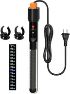 PULACO 300Watt Aquarium Heater for 50-70 Gallon Fish Tank, Adjustable by PULACO