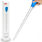 17.7in 1 Pieces Long Pipette for Fish Tank Coral Food Feeder Long Syringe Reef by Hufopik