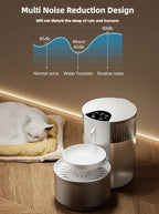 Wireless Cat Water Fountain No Filters, 3.5L Automatic Wastewater Separation - Image 7