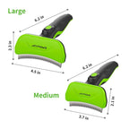 Pet Grooming Brush for Dogs and Cats, Self-Cleaning Undercoat Deshedding Tool - Image 6