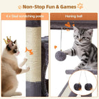 Taoqimiao Cat Tree, 38.5-Inch Cat Tower - Image 5