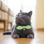 Bunny Ear Cat Collar with Bell and Bow Tie, Breakaway Cute Bowtie Kitten Collars - Image 7