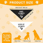 2 Pack Dog Bandana Pregnancy Announcement, Baby Security in Training and Head - Image 2